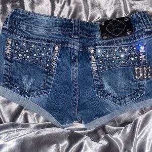 Miss me boot cut turned in to shorts